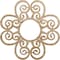 Ekena Millwork Cohen Wood Fretwork Pierced Ceiling Medallion, Red Oak, 40"OD x 13 5/8"ID x 1/4"T CMWP40X40X0250CORO - alternate 1